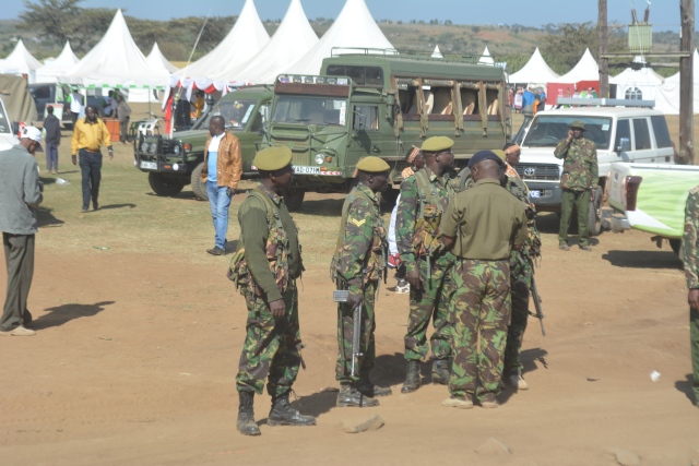 Security was tight at the 26th International Maralal Camel Derby